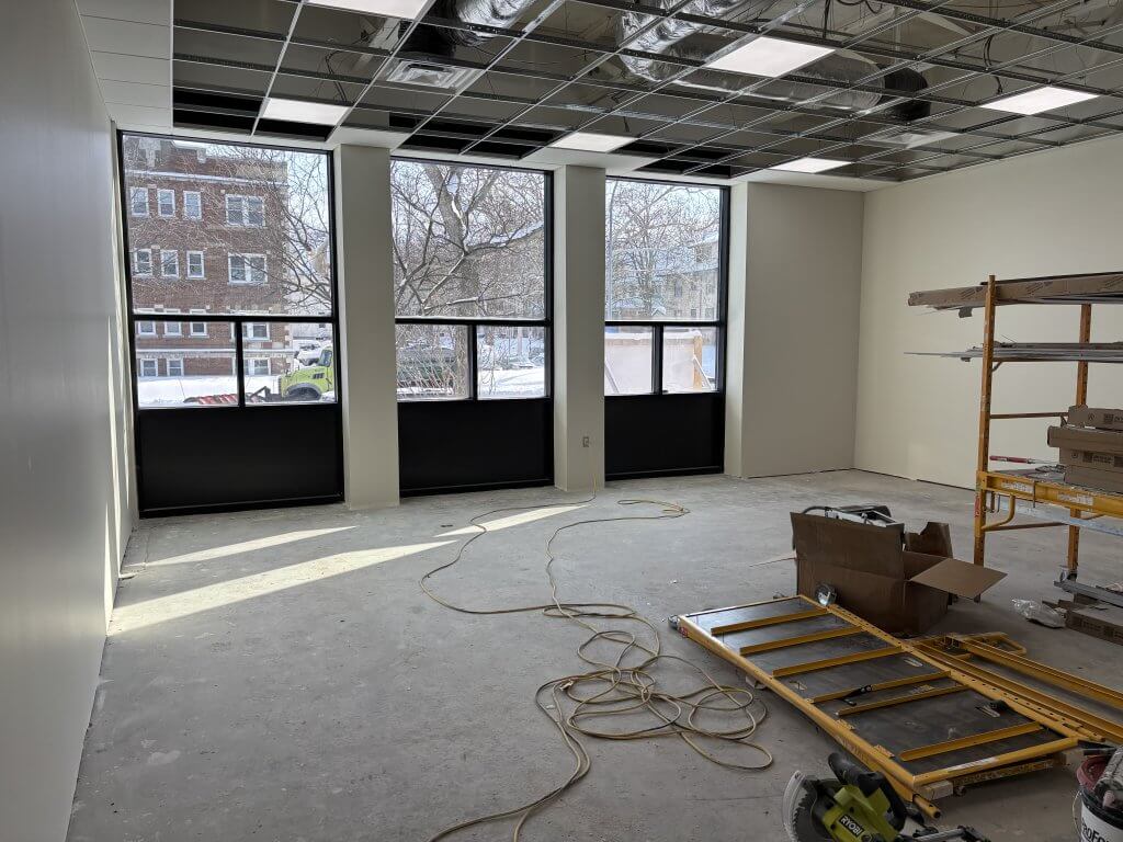 Almost completed construction pic of new room