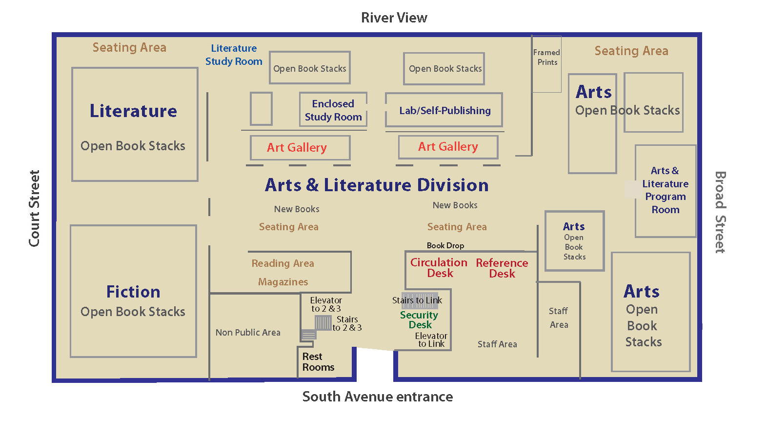 Arts & Literature Map