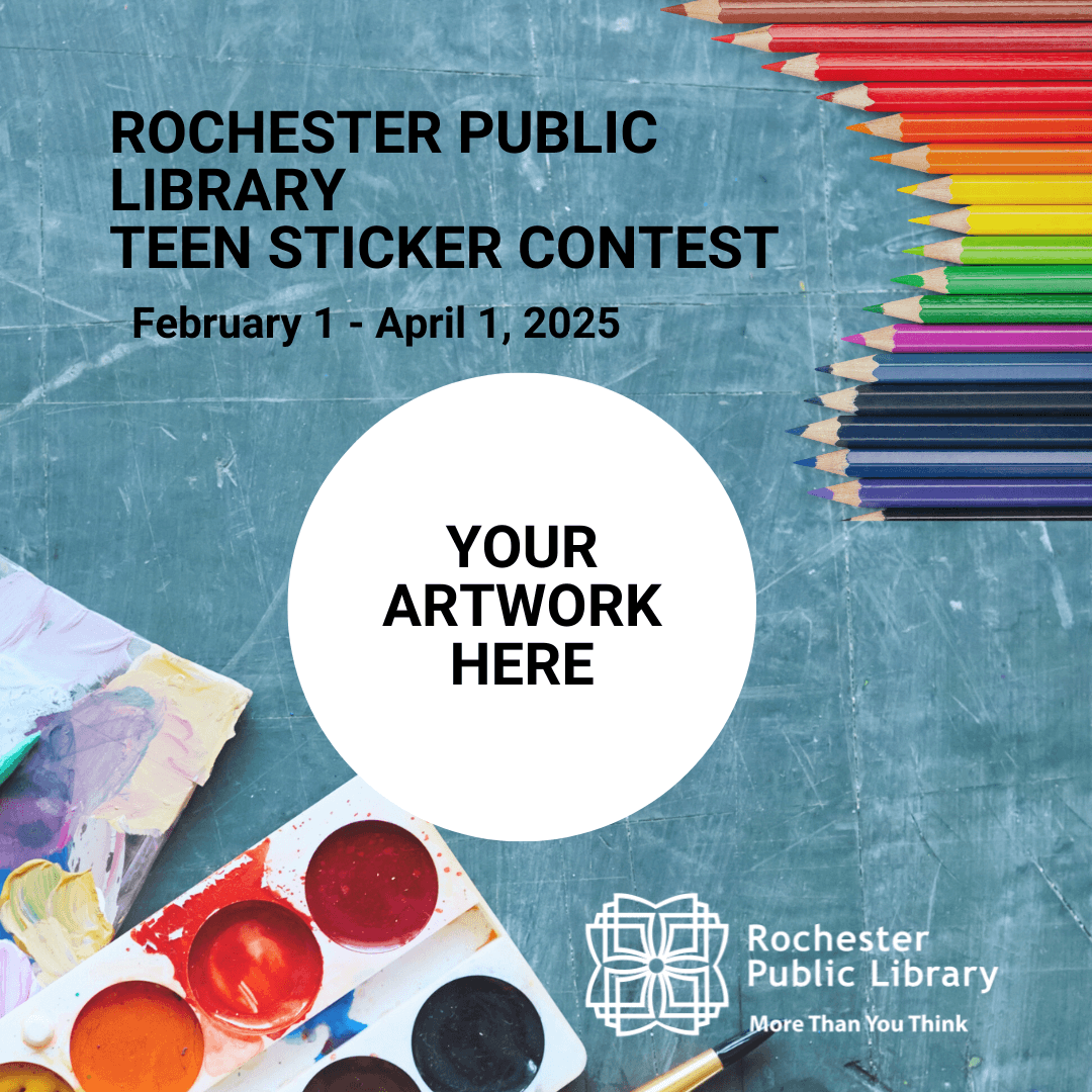 Rochester Public Library Sticker Contest